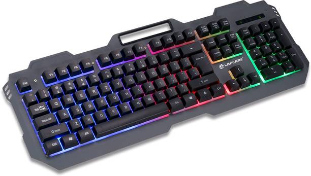 LAPCARE LGK-171 Wired USB Standard Gaming Keyboard Compatible with Desktop, iPad, Laptop, Mac, Tablet