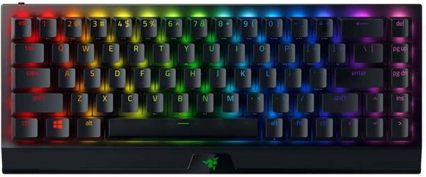 Razer BlackWidow V3 Mini HyperSpeed - 65% Wireless Mechanical (Green Switch) RZ03-03891400-R3M1 Wireless Standard Gaming Keyboard