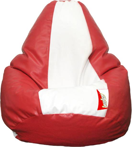 LAZYBAG Leatherette XL Teardrop Kid Bean Bag