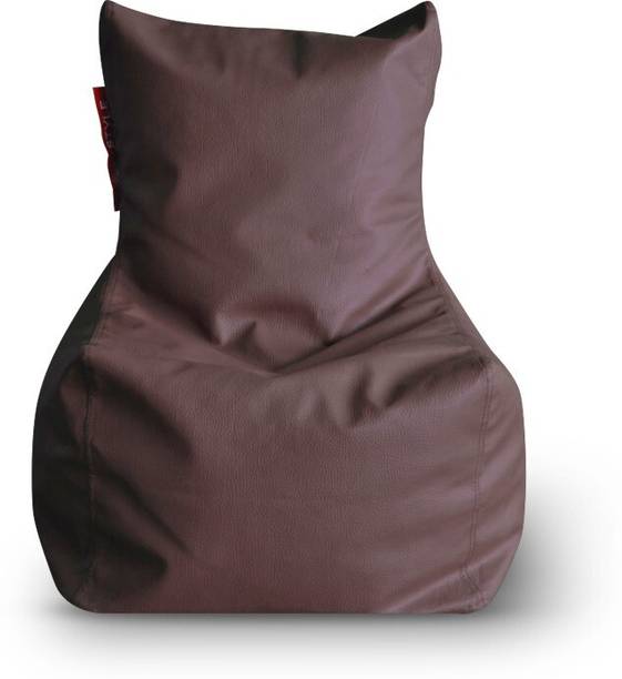 TXOR Large Premium Leatherette Bean Bag Chair  With Bean Filling