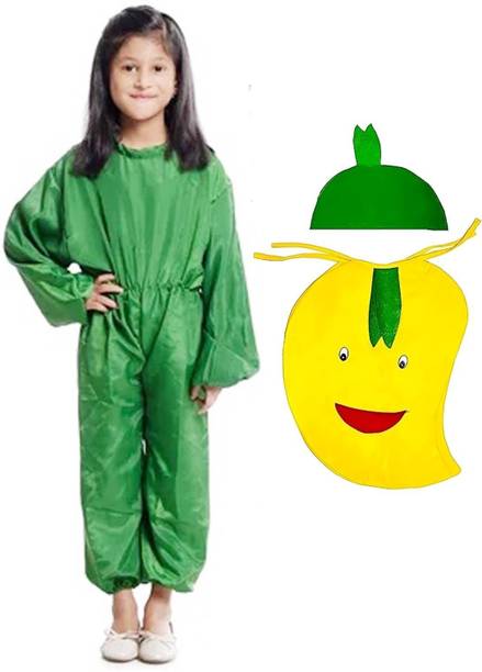 FANY TREND Mango Costume With Jumpsuit for kids| Fruit Costume Kids Costume Wear