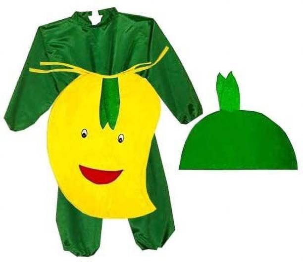 MODERNAZ Mango dress with jumpsuit for Kids Costume Wear