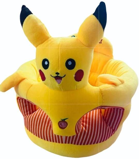 krishna textile Plush Baby Sofa Chair for 0–2 Years | Soft Cartoon Seat with Backrest | 40×40 cm Fabric Sofa