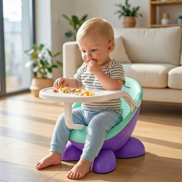 R for Rabbit Jelly Bean Fab 2 in 1 Baby Meal Chair, Kid Seating Chair Plastic Chair