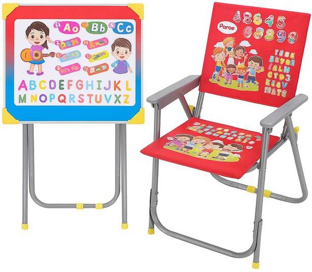 KINGOFTOY kids table chair Solid wood Desk Chair (Finish Color - blue, Pre-assembled) Metal Desk Chair
