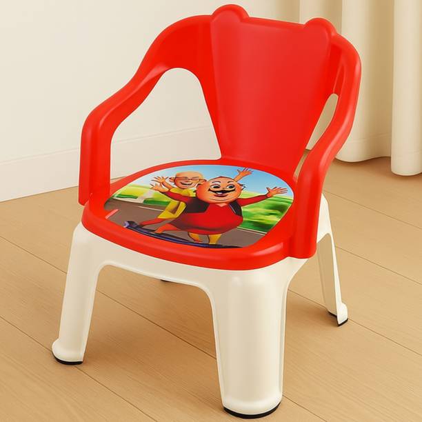 Toyify Kids chair |feeding, bathing & play | for 1 - 4 years old with cushion seating Plastic Chair