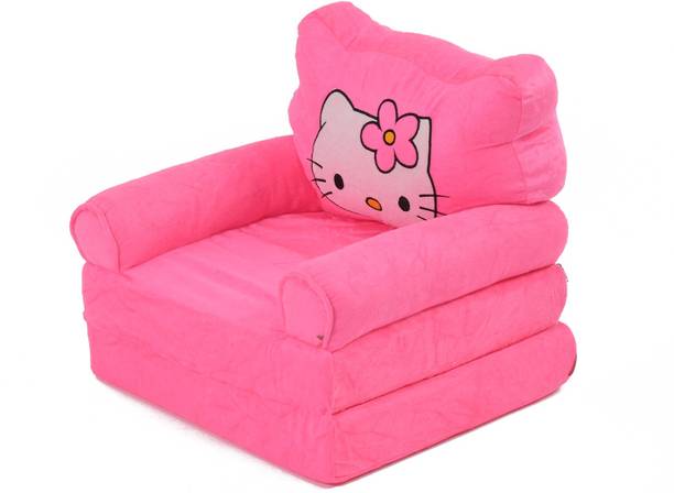 kitchDeco Baby Fold able Sofa Cum Bed 0 to 2 Years Fabric Sofa