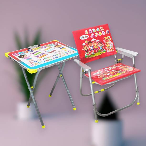 KINGOFSTEEL kids table chair Solid wood Desk Chair (Finish Color - blue, Pre-assembled) Metal Desk Chair