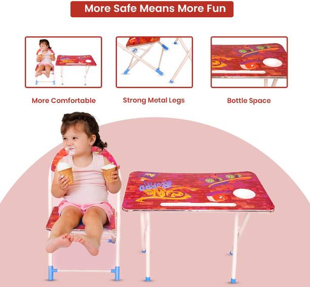 KINGOFTOYS KUKU TABLE CHAIR Solid Wood Desk Chair