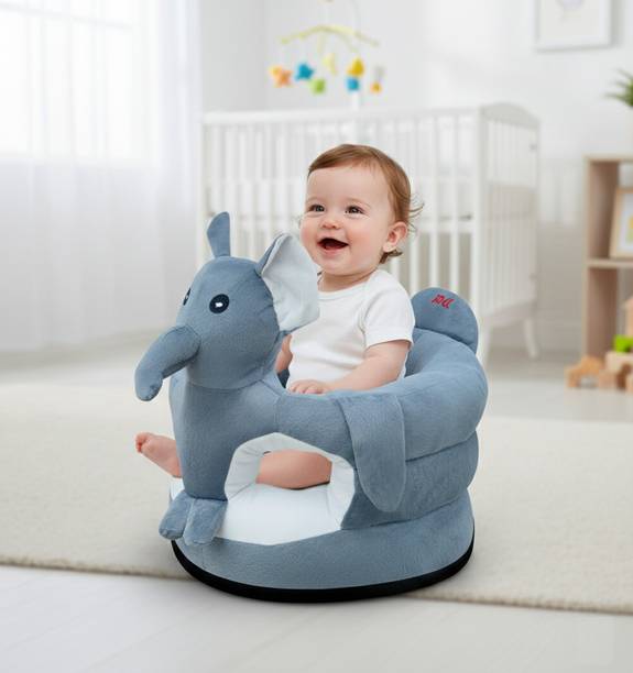 VEERA HOMES Kids Sitting Rocking Chair (0 to 36 Months) Fabric Sofa