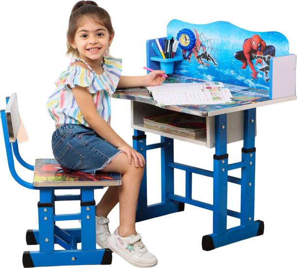 Bhella Kids study Desk & Chair with Adjustable Height engineered wood Desk Chair