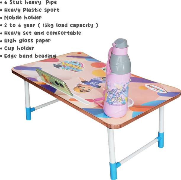 snehatoys study table chair Desk Pink For use 2 to 15 years child Solid Wood Desk Chair