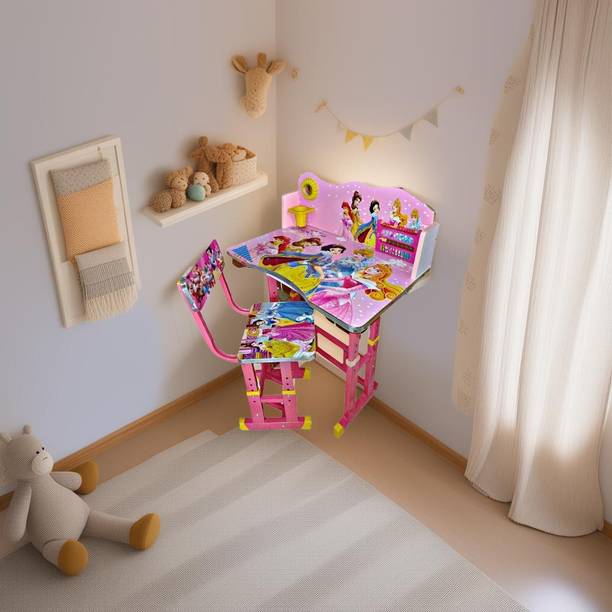 TOBY Kid's Study Table and Chair / Height Adjustable Multifunctional Desk/table chair Metal Bench