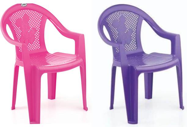 Sea Tex Happy Baby Chair,Strong & Stable kids Chair for Study, Eat, Play (2pc.) Plastic Chair