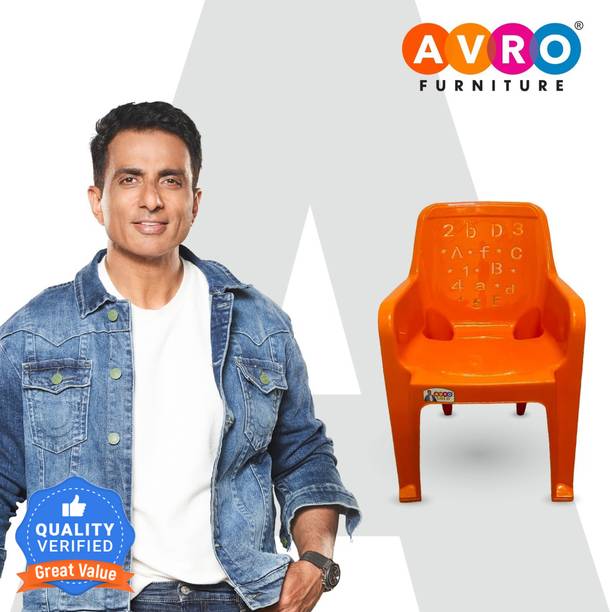 AVRO furniture AVRO Joy Plastic Chair for Kids/Baby, Toddlers, Single Chair Plastic Chair