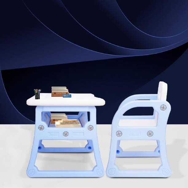 Bhella Plastic Multifuntional Desk Plastic Desk Chair