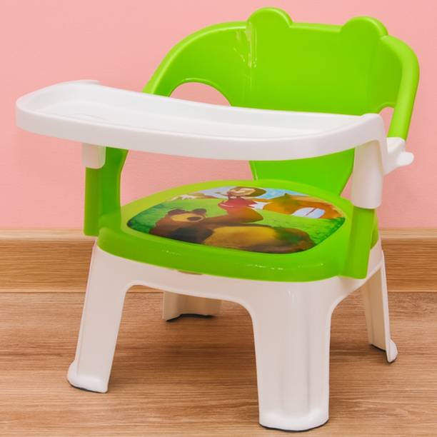 Toyify Kids chair with detachable desk| feeding, play & study chair for 1-5 years old Plastic Chair