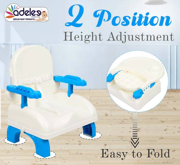 ODELEE Height Adjustment Honey Bee Folding Jelly Chair With 3 Position Full Size Tray Bouncer