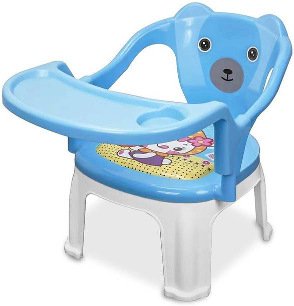 TONY STARK Baby Chair with Tray Strong & Durable Plastic Portable Chair for Kids,Upto 35Kgs Plastic Chair