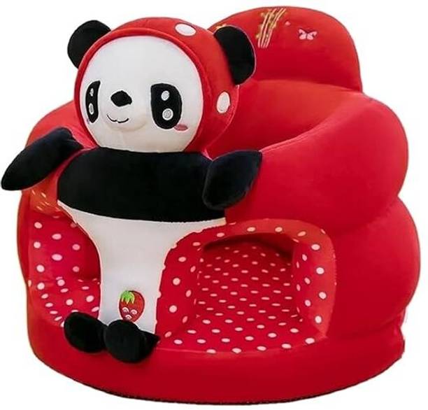 krishna textile Plush Baby Sofa Chair for 0–2 Years | Soft Cartoon Seat with Backrest | 40×40 cm Fabric Sofa