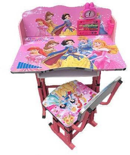 Bhella Kid's Study Table and Chair / Height Adjustable Multifunctional Desk/table chair Metal Desk Chair