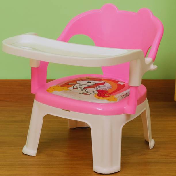 Toyify Kids chair with detachable desk| feeding, play & study chair for 1-5 years old Plastic Chair