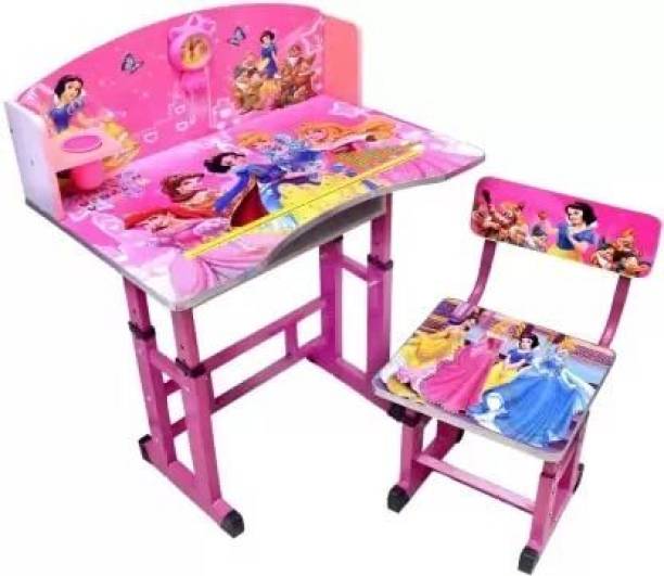 Puci Kid's Study Table and Chair / Height Adjustable Multifunctional Desk/table chair Metal Bench