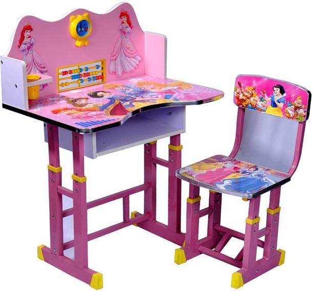 Bhella Kid's Study Table and Chair / Height Adjustable Multifunctional Desk/table chair Metal Desk Chair