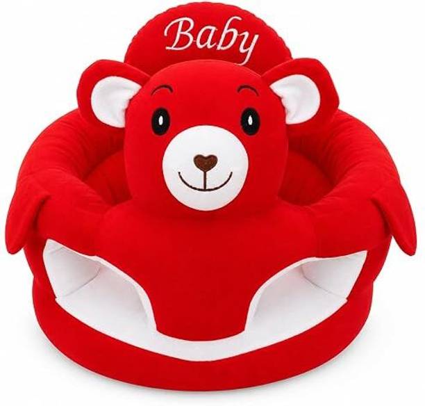 krishna textile Plush Baby Sofa Chair for 0–2 Years | Soft Cartoon Seat with Backrest | 40×40 cm Fabric Sofa