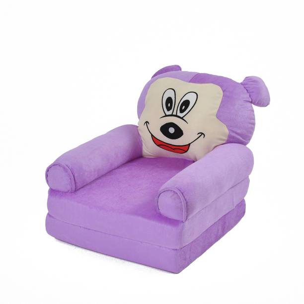kitchDeco Kids Fold able Sofa Cum Bed 0 to 2 Years Fabric Sofa