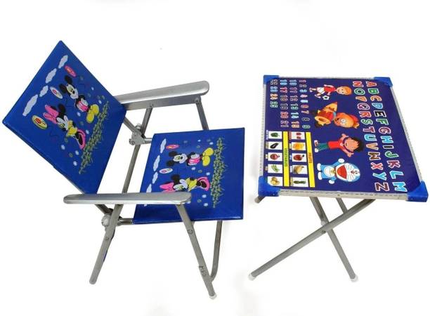Rudra creations Beautiful and Modern Kids Study table & Chair Metal Desk Chair