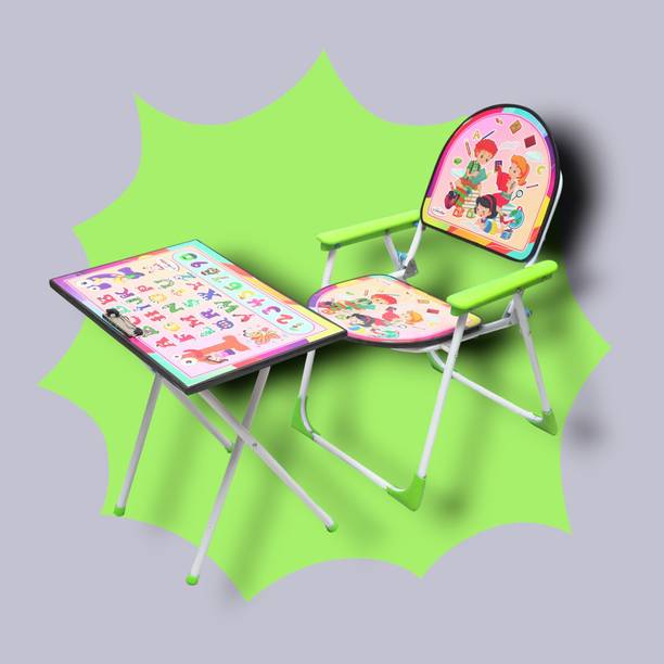 KINGOFTOY kids table chair Solid wood Desk Chair (Finish Color - blue, Pre-assembled) Metal Desk Chair