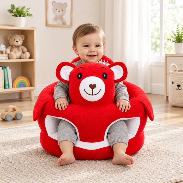 VEERA HOMES Kids Chair for seating Fabric Sofa