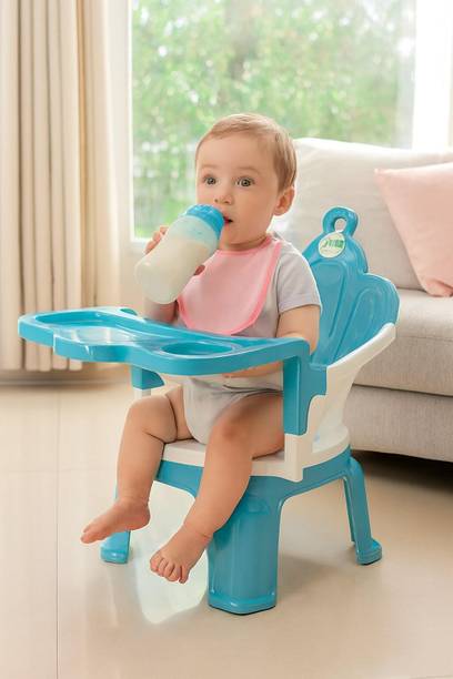 LavRit Big Baby Feeding Chair(Boys),Food Tray,Plastic/Eating/Safe Chair(1 -4 years) Plastic Chair