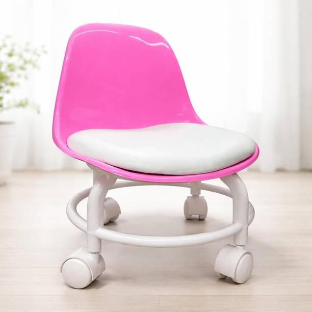 Seekho Pantone Baby Chair on Wheels Kids Chair 360° Swivel Mini Chair for Study Dining Plastic Chair