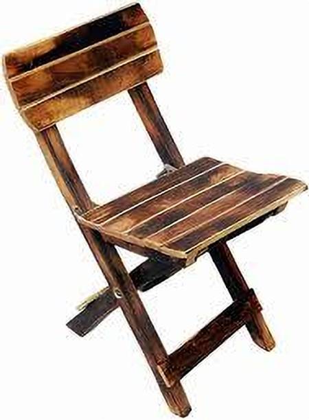 Unique Arts Shoppee Wooden Small Antique Folding Chair for Children Home Living Room Bedroom Office Solid Wood Desk Chair