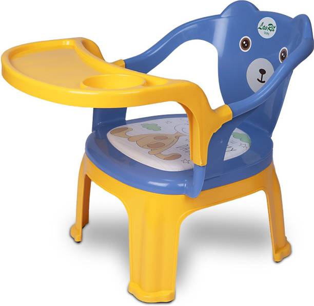 LavRit LavRit Baby Chair with Tray Strong&Durable Portable Chair for Kids,Upto 35Kgs Plastic Chair