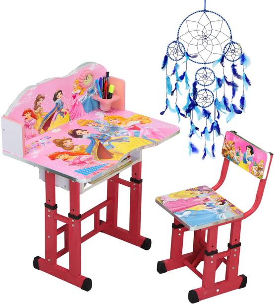 Bhella Kids study Desk & Chair with Adjustable Height engineered wood Desk Chair