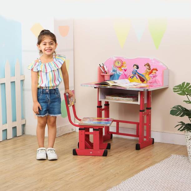 Puci Multifunctional Kid's desk/ kids study Table & Chair Set with Dc Metal Bench