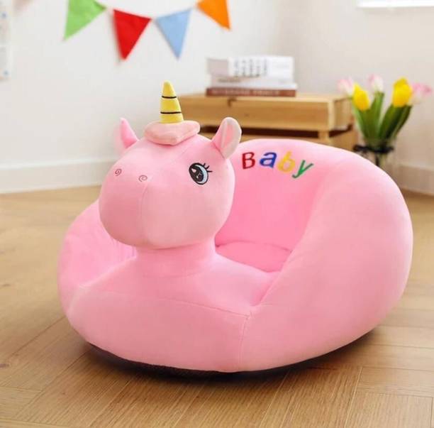 Hello Baby Kids Sofa Soft Plush Cushion Sofa Seat or Rocking Chair for Kids (8 - 37Month) Fabric Sofa