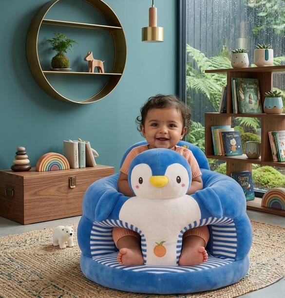 JAGDISH ENTERPRISE Baby Sitting Support Fabric Sofa