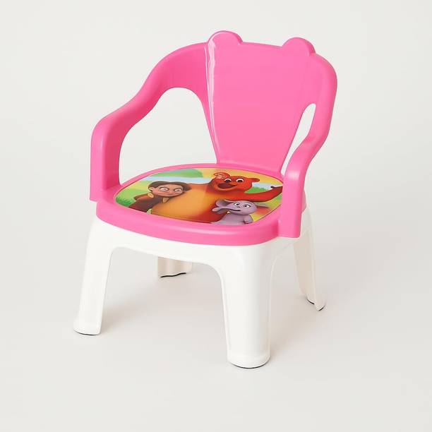 Toyify Kids chair |feeding, bathing & play | for 1 - 4 years old with cushion seating Plastic Chair