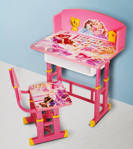 TOBY New Indian kids desk/study table with chair pink Unique Design Metal Desk Chair