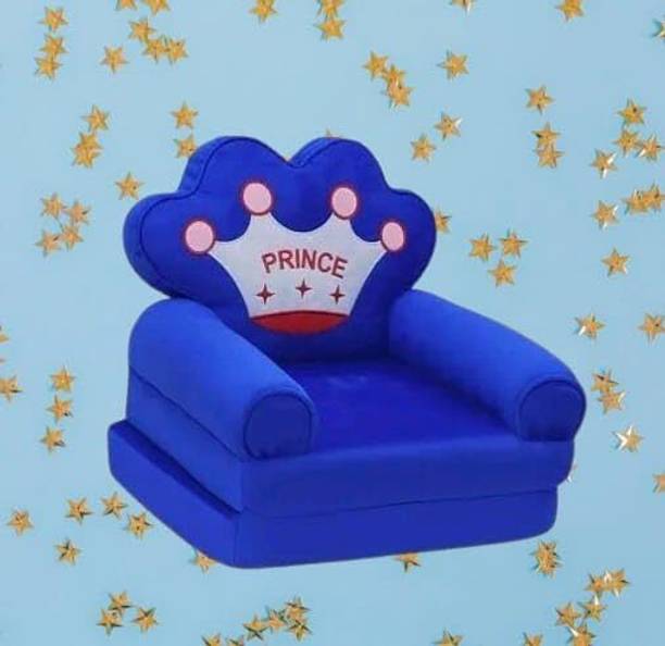krishna textile Foldable Cartoon Baby Sofa Cum Bed for Kids (0–3 Years) – Soft Fiber Chair Fabric Sofa