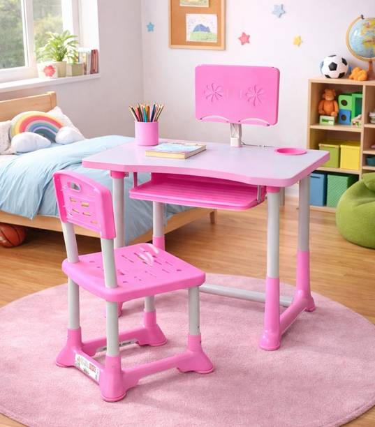Wipbyter Kids Study Table and Chair Metal Desk Chair