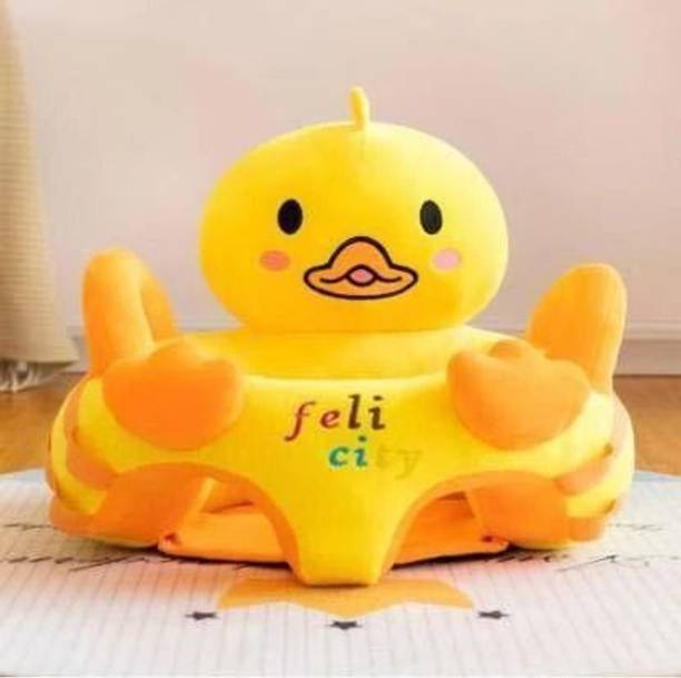 Hello Baby Baby Support Sofa Seat for Sitting, Soft Plush Duck Chair for Infants Fabric Sofa