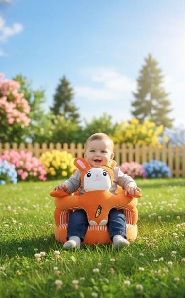 BLENZZA DECO Kids Sitting Rocking Chair (0 to 36 Months) Fabric Sofa