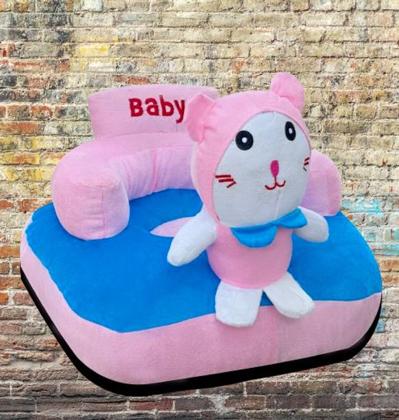 Mahank Collection Baby Soft Plush Cushion Sofa Seat or Rocking Chair for Kids (0–2 Years) Fabric Sofa