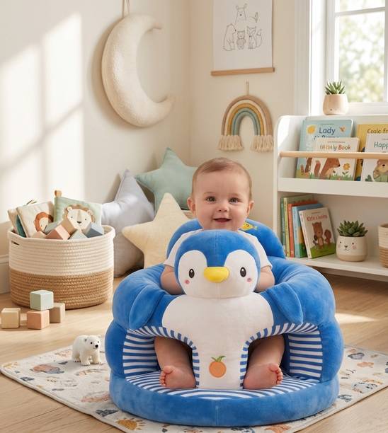 JAGDISH ENTERPRISE Ultra-Soft Kids Plush Sofa Chair – Cozy Mini Couch for Toddlers & Children Fabric Sofa