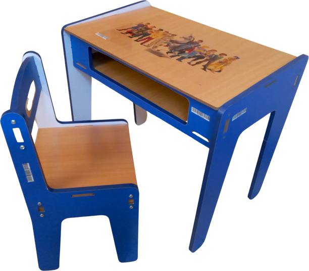 NISE NISE BR-500, MDF Prelam Kids Study table and Chair Set engineered wood Desk Chair